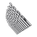 Drillpro 13pcs 1.5-6.5mm HSS Twist Drill Bit Set High Speed Steel Straight Shank Twist Drill Bit