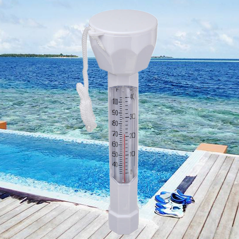 White Floating Water Swimming Pool Bath Spa Hot Tub Temperature Thermometer /