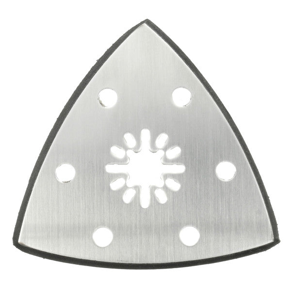 90mm Six Holes Stainless Steel Triangular Sand Disc Saw Blade Oscillating Multitool