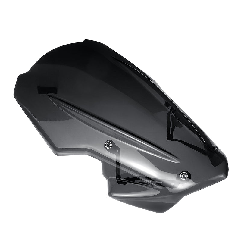 Windshield Windscreen Air Deflector Black With Bracket For Kawasaki Z900 2017-2018