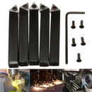 5pcs 5/16 Inch Shank TCMT0902 Lathe Indexable Carbide Inserts and Turning Tool Holders