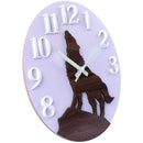 Wall Clock Night Light Function,12-Inch Silent Non-Ticking Quartz Decorativ