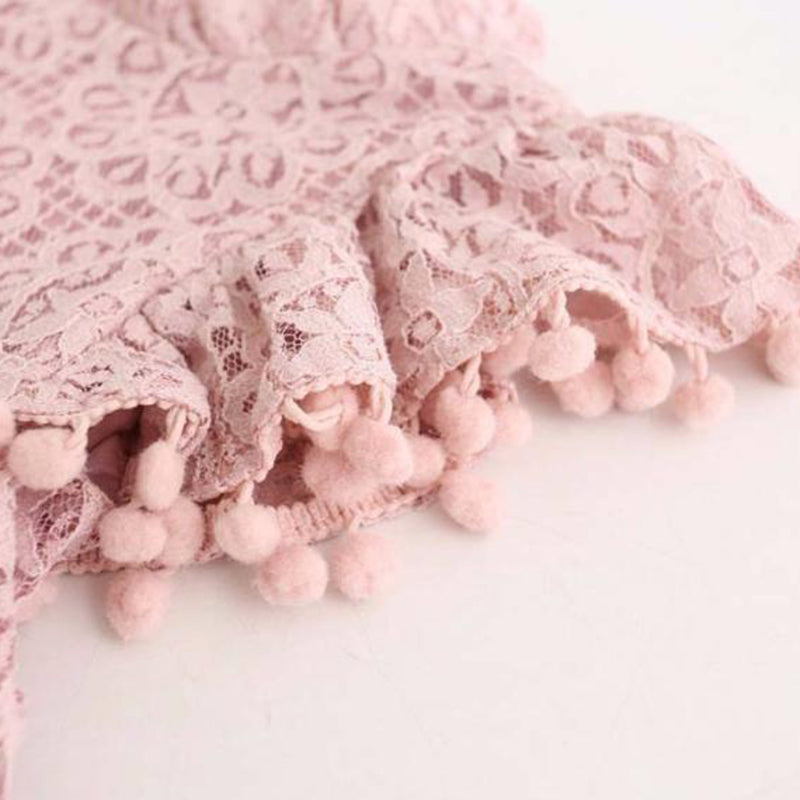Girls Dresses Kids Baby Girls Floral Cute Lace Princess Hollow Dress Clothe C2H7