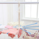 1X(Children Umbrella Racks Towel Rack Baby Diapers Wind Drying Folder 20 Ro