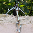 Outdoor Sporting Wilderness Survival Carabiner Grappling Folding Three Paws