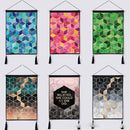 Simple Painting Meter Box Cover Cloth Bedroom Cotton Linen Decorations