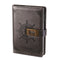 B6 Vintage Leather Notebook Rudder Brown Journal Blank Diary Notepad with Password