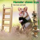 Hamster Chew Toys, 10 Pack Natural Wooden Pine Guinea Pigs Rats Chinchillas