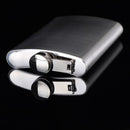 1X(Portable 8 Oz Stainless Steel Hip Flask Pocket Drinkware Flagon Gift Pac