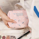 Fashion Portable Purse Travel Wash Bag Toiletry Sweet Floral Cosmetic Bag O T6G4
