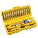 20pcs  1/4 Inch Hex Shank Drill Screwdriver Bit Driver Swivel Head Quick Change Tool