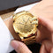 TEVISE T814 Luminous Display Business Style Men Watch Full Steel Automatic Mechanical Watch