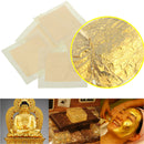 10Pcs Sheets Gold Foil 24K Gold Leaf Foil Sheets 4.33x4.33cm