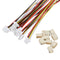 Excellway 20Pcs Mini Micro JST 1.0mm SH 4-Pin Connector Plug With Wires Cables 350mm