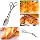 1X(Food Buffet Clip Bread Barbecue Cake Clip Tongs Baking Tool Home Kitchen