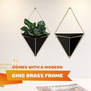 Geometric Wall Planter , Decorative Hanging Planters Wall Decor Frame, Mode