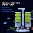 Aquarium Filter,Ultra Quiet Aquarium Biochemical Sponge Filter Fish Tank Ai H1S9