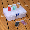 1X(42 Grids Diamond Painting Tools Beads Container Rhinestone Storage Box D