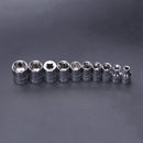 11Pc 1/4 Hex Socket Set Adapter Short Sockets Torque Spanner Ratchet Socket