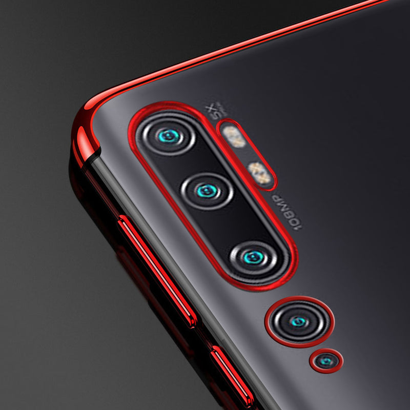 Bakeey Plating Shockproof Transparent Soft TPU Protective Case for Xiaomi Mi Note 10 / Xiaomi Mi Note 10 Pro / Xiaomi Mi CC9 Pro