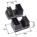 Atx 8pin Male 180 Degree Angled To 8pin Female Power Adapter For Desktops I F1L2