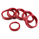 6Pcs Air Conditioner & Audio Switch Knob Car Decorative Ring Cover Trim For Ford F150 16-18