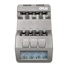 Opus BT-C700 12V LCD Display 4slots AA AAA NiMH NiCd Rechargeable Battery Charger