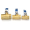 TMOK TK201 1/2" 3/4" 1" Female Brass Two Piece Full Port Thread Ball Valves with Vinyl Handle