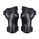 Children's Skating Riding Safety Protective Helmet Protective Gear Wrist Guards Elbow Knee Pads Rock Climbing 7 Sets Black