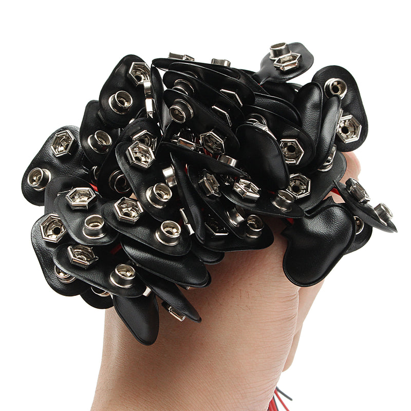 50Pcs 9V Battery Connector Snap Clip T Style Cable Wire Lead Holder Adapter 145mm