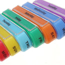 Weekly Pill Case Storage Organizer 7 Day Medication Compartment Container 28 Grid