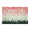 3x5FT 5x7FT Vinyl Pink Rose White Flower Green Grass Photography Backdrop Background Studio Prop