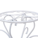 Metal Outdoor Indoor Pot Plant Stand Garden Decor Flower Rack Wrought Iron
