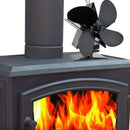 IPRee YL201 Mini 4 Blades Fireplace Fan 1100rpm Wind Speed 130-180CFM Wind Volume Wood Burner Stove Thermal Heat Power Fan