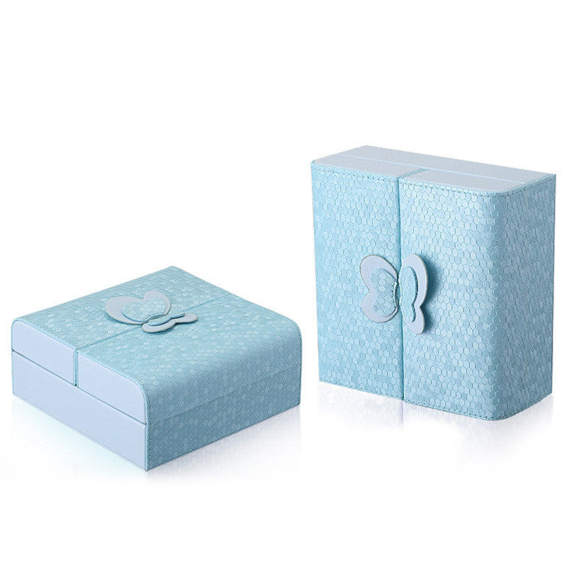 Creative Bow Jewelry Storage Box Birthday Gift Ring Earrings Necklace Container Case