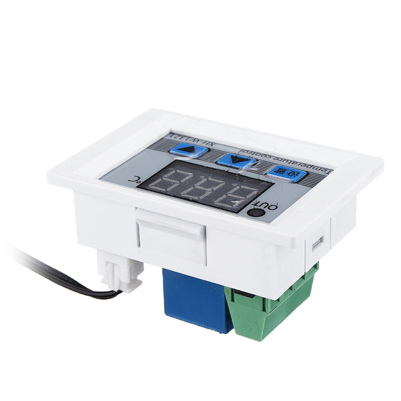 XH-W1321 0.1 Digital Thermostat Mini Embedded Digital Display Switch Temperature Controller With Waterproof NTC Sensor Meter