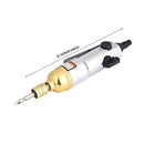 Pneumatic Screwdriver, 1/4 inch Air Screwdriver Straight Hand Industrial Re