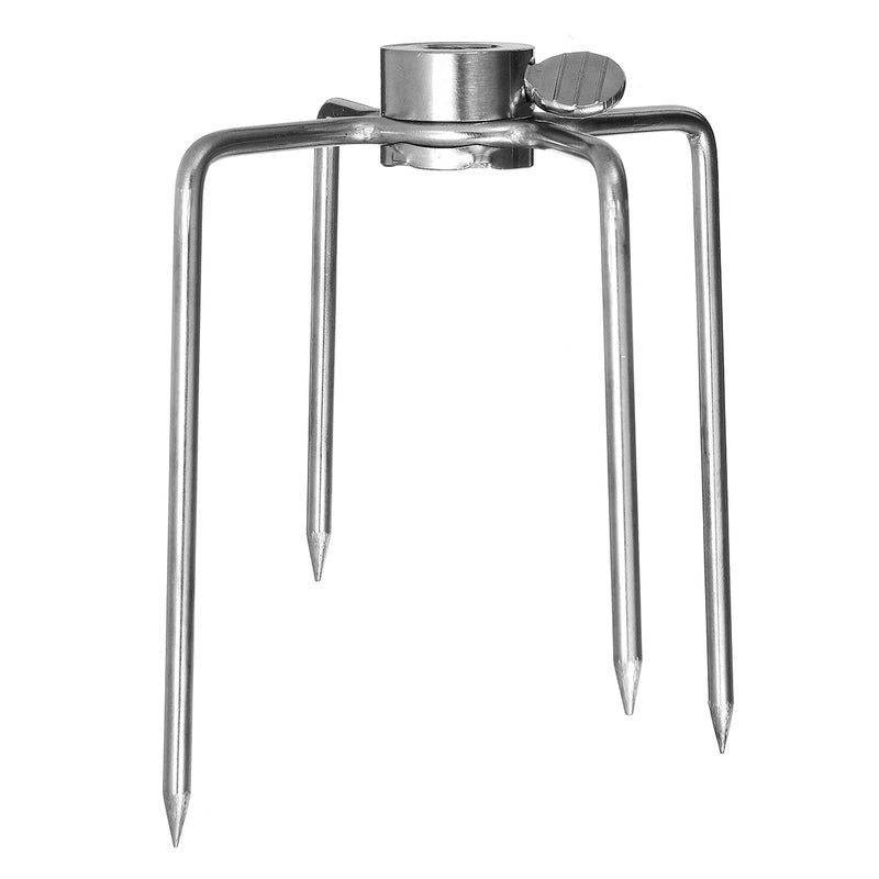 2Pcs BBQ Stainless Steel Spit Fork Chicken Grill BBQ Stick Fork Rotisserie Barbecue Accessories