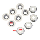 10pcs Round Carbide Inserts Cutter 16mm Diameter for Wood Turning
