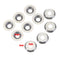 10pcs Round Carbide Inserts Cutter 16mm Diameter for Wood Turning