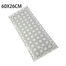 1X(Silicone Dough Mat Bakeware 26X60Cm Macaron 65 Circles Pastry Oven Pasta