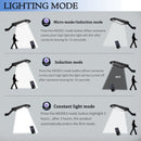 1X(66 Led Wireless Solar Lights Led Outdoor Decor Waterproof Pir Motion Sen