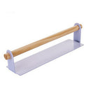 Metal Wall Hanging Holder Wood Towel Shelf Toilet Paper Organizer Rag Holde S2F6