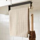 Metal Wall Hanging Holder Wood Towel Shelf Toilet Paper Organizer Rag Holde S2F6