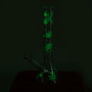 Transparent Luminous Water Glass Smoke Pipes Bottle Glassware Filter Tubes