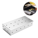 1X(Outdoor Barbecue Supplies Stainless Steel Smoking Box Barbecue Stainless
