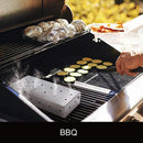 1X(Outdoor Barbecue Supplies Stainless Steel Smoking Box Barbecue Stainless