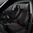 Car Universal Front Seat Cover Fashion Style Leather Seat Interior Seat Cov