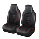 Car Universal Front Seat Cover Fashion Style Leather Seat Interior Seat Cov