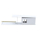 HO Scale 1/87 Community Factory Entrance Guard Security Room Building Model